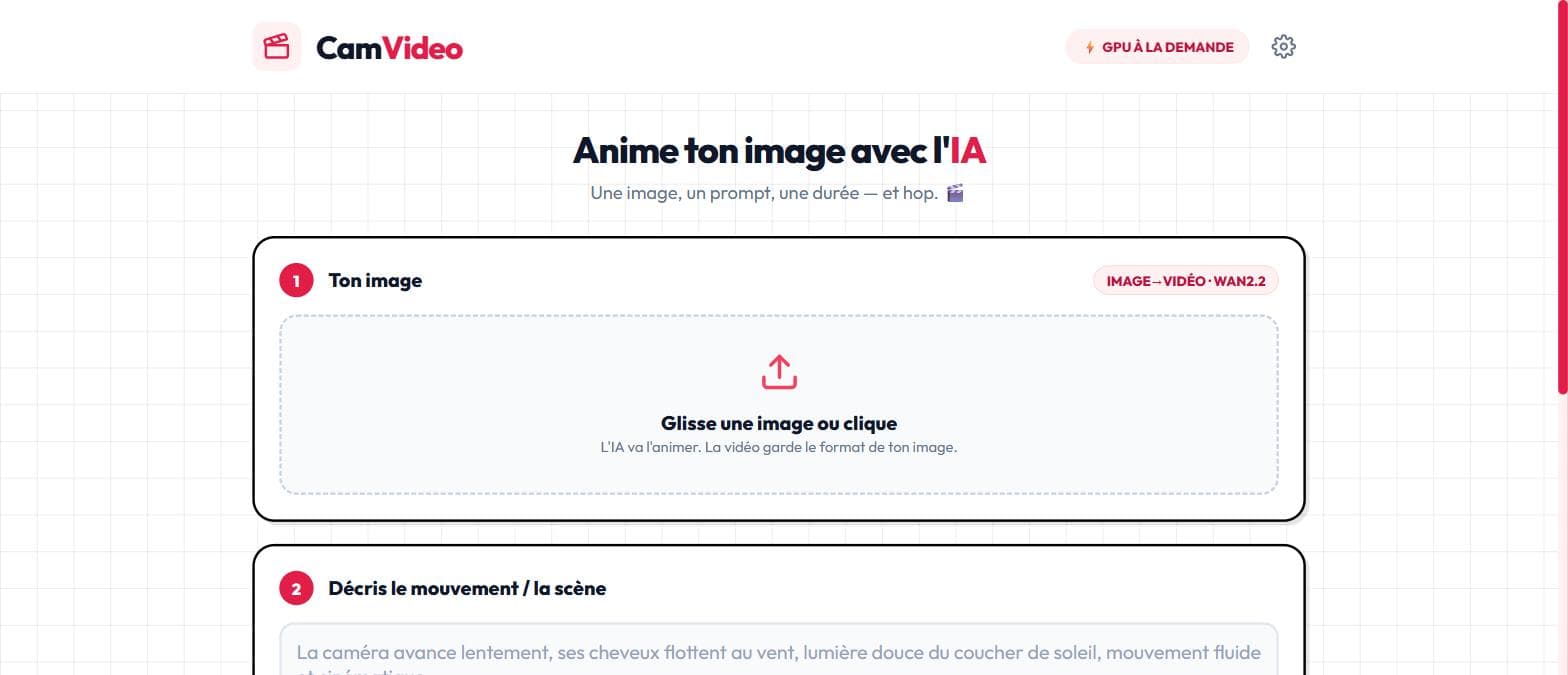 Capture de CamVideo